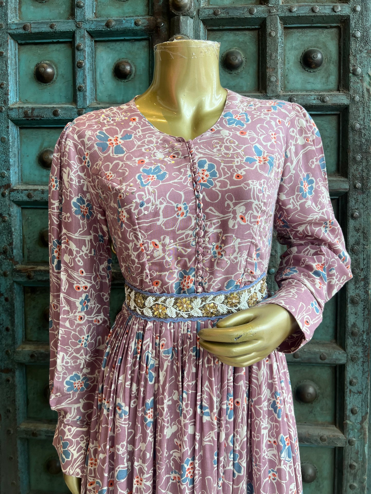 Lailac Printed Gown
