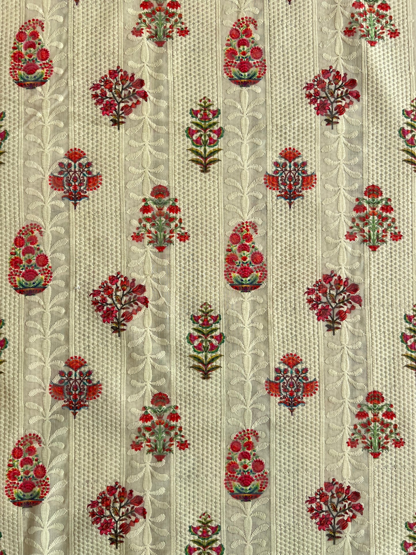 Lemon Cotton Embroidery with Jaipuri Printed Fabric