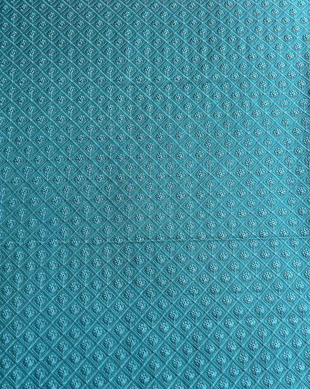 Neelam Embroidered Cotton Fabric