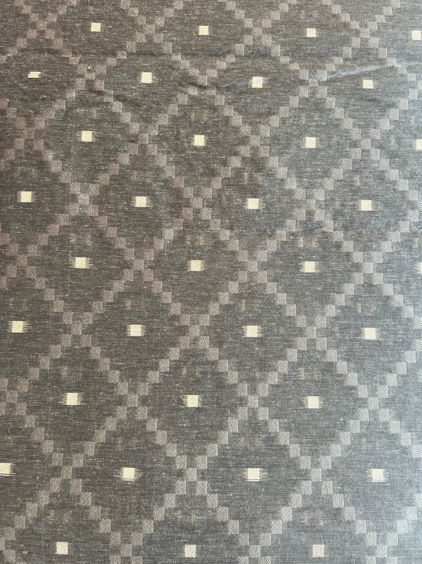 Brown Weaved Chanderi Fabric
