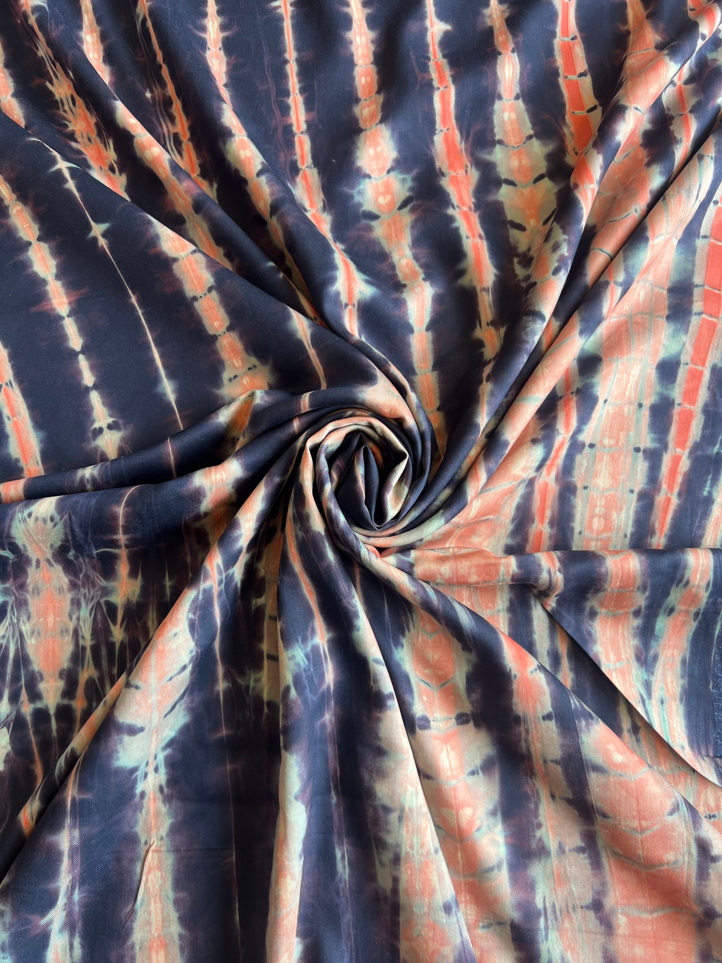 Modal Hand Tie and Dye Printed Fabric