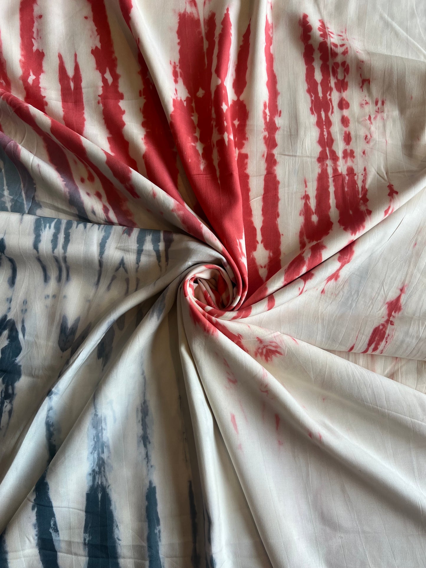 Modal Hand Tie and Dye Printed Fabric