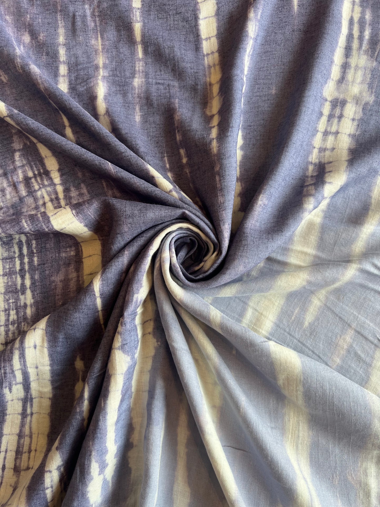 Modal Linen Hand Tie and Dye Printed Fabric
