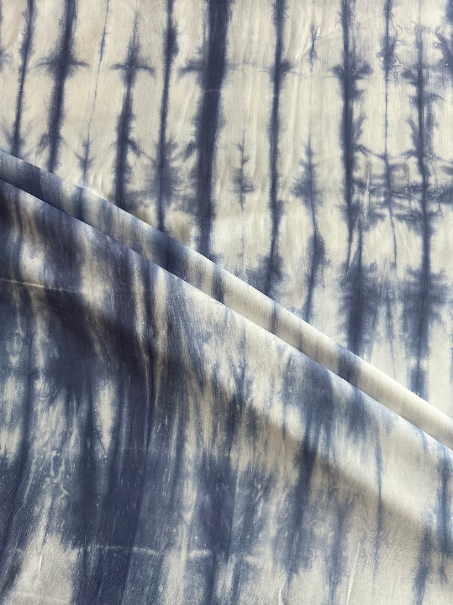Modal Linen Hand Tie and Dye Printed Fabric