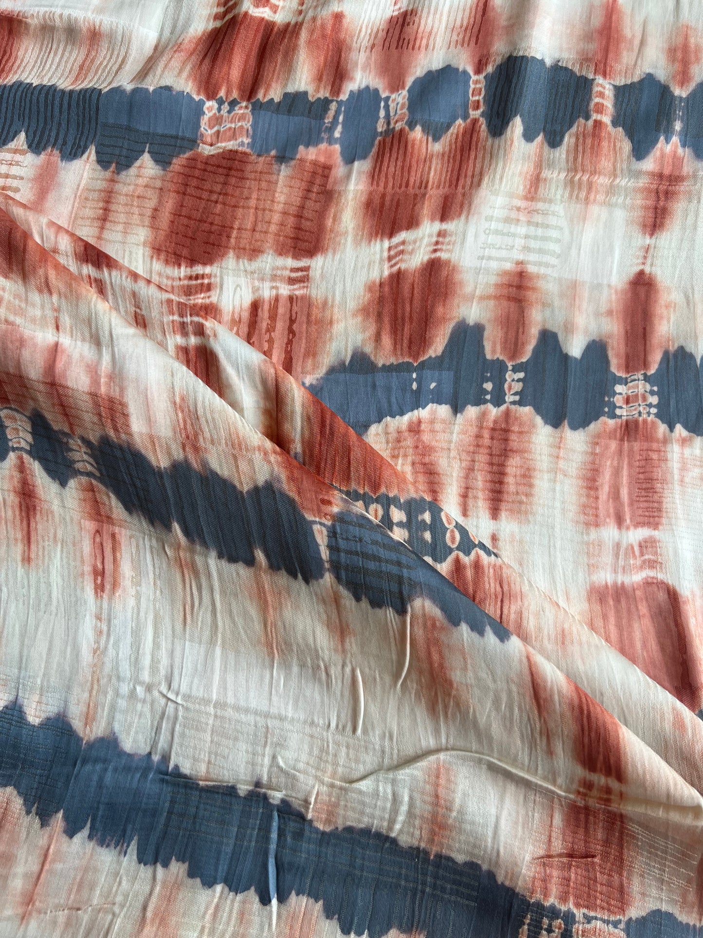 Jacquard Modal Hand Tie and Dye Printed Fabric