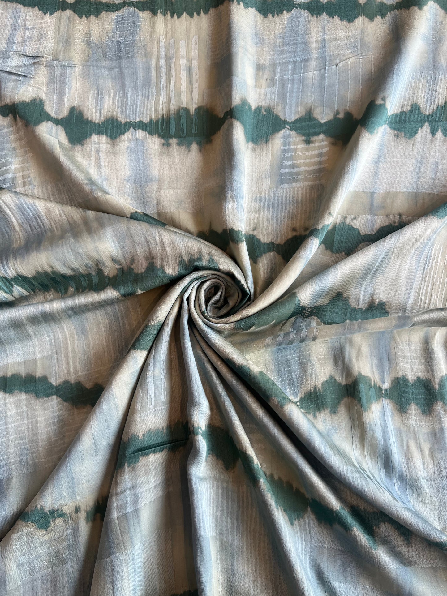 Jacquard Modal Hand Tie and Dye Printed Fabric