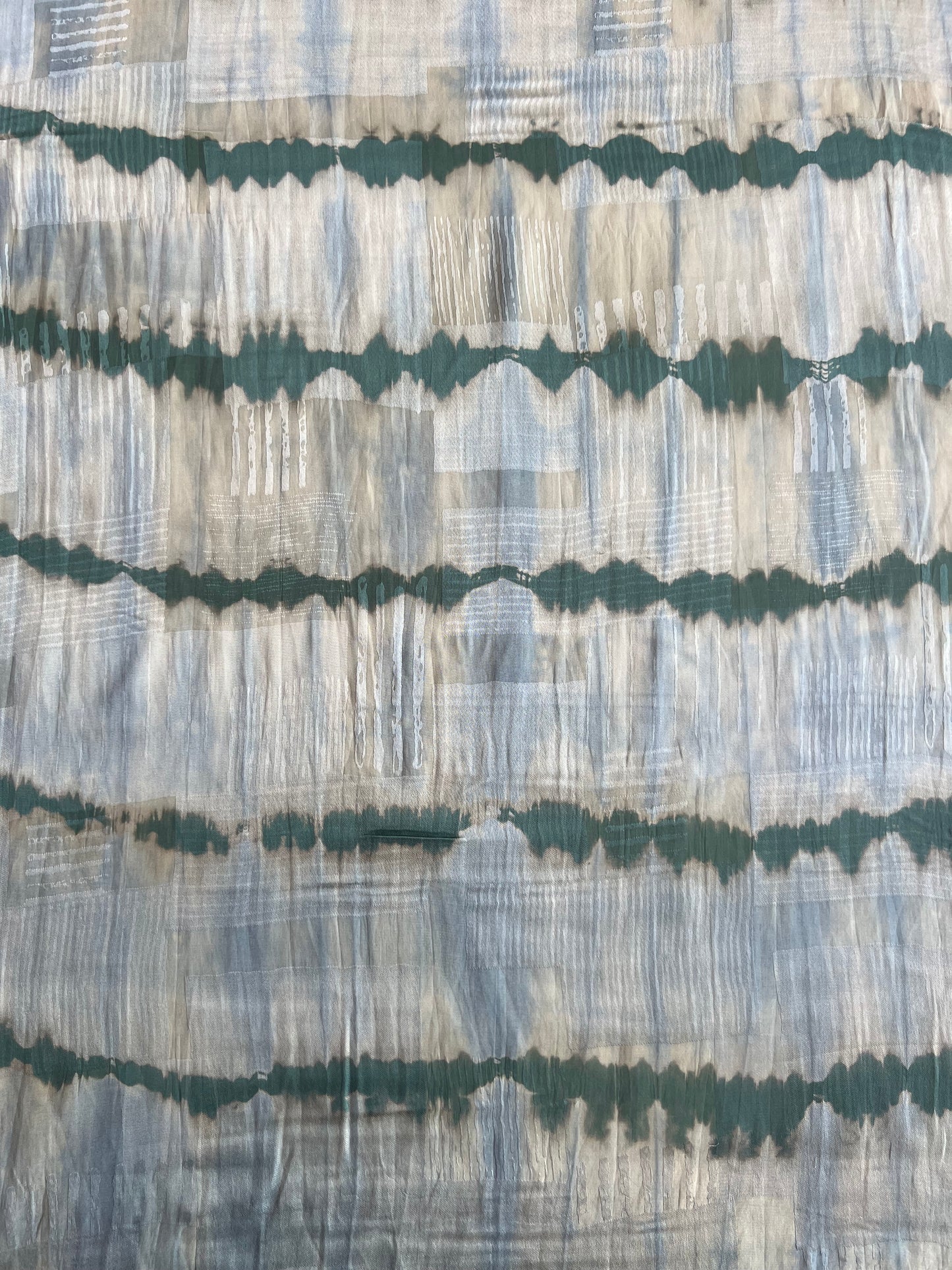 Jacquard Modal Hand Tie and Dye Printed Fabric