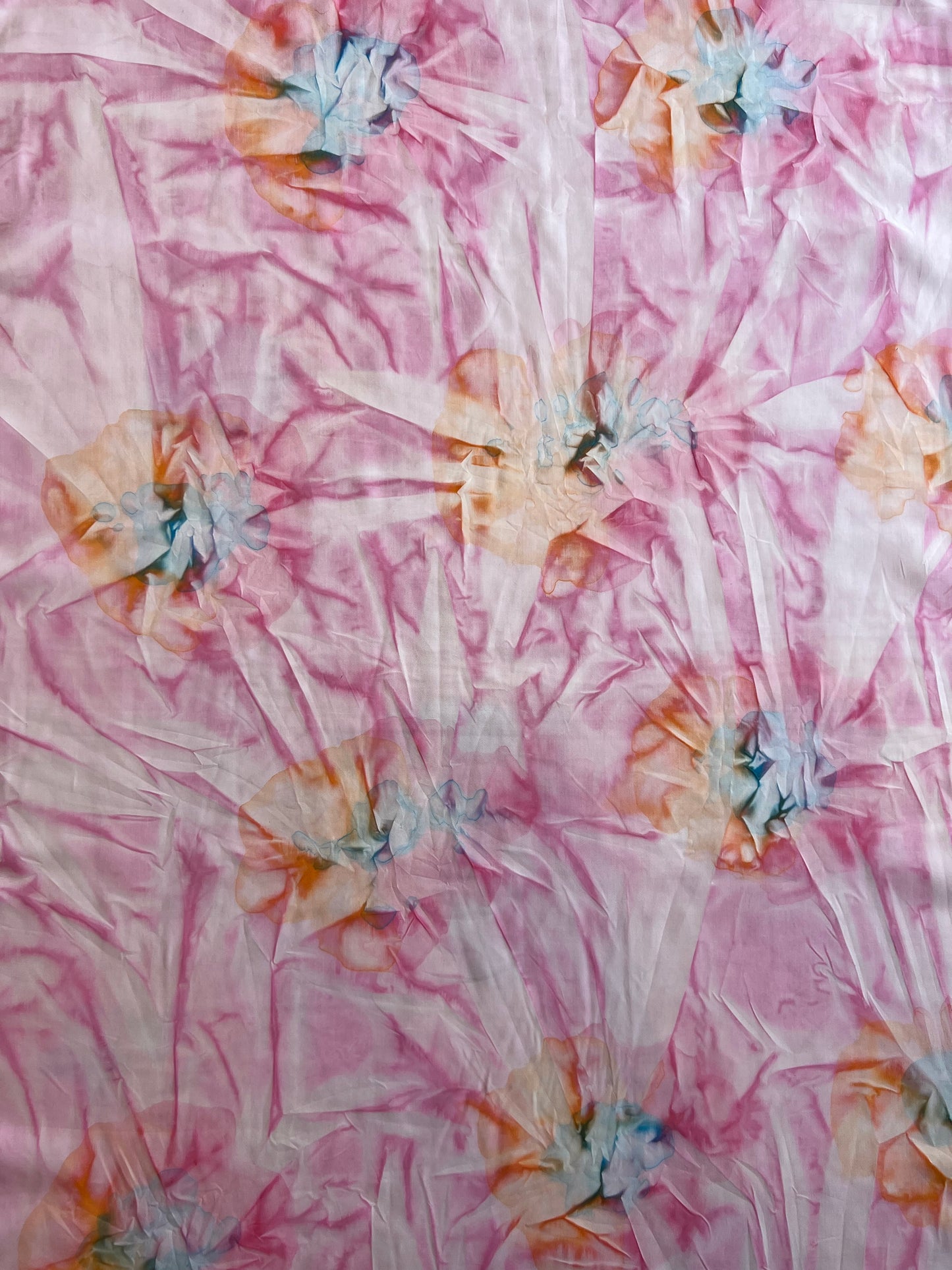 Modal Hand Tie and Dye Printed Fabric