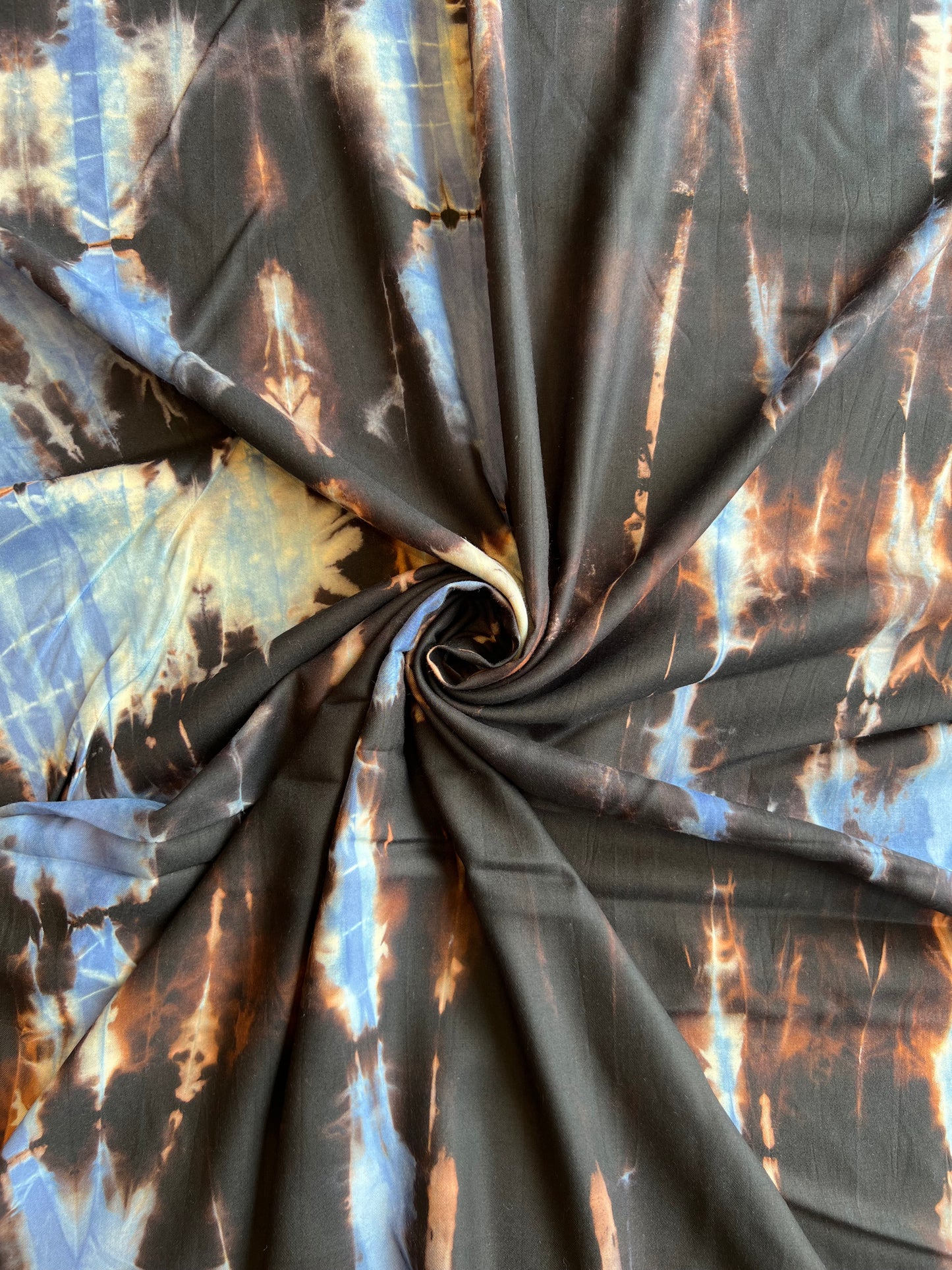 Modal Hand Tie and Dye Printed Fabric