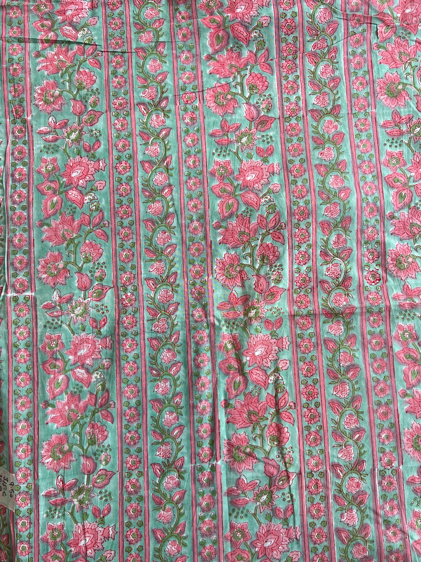 Pure Cotton Hand Block Printed Fabric
