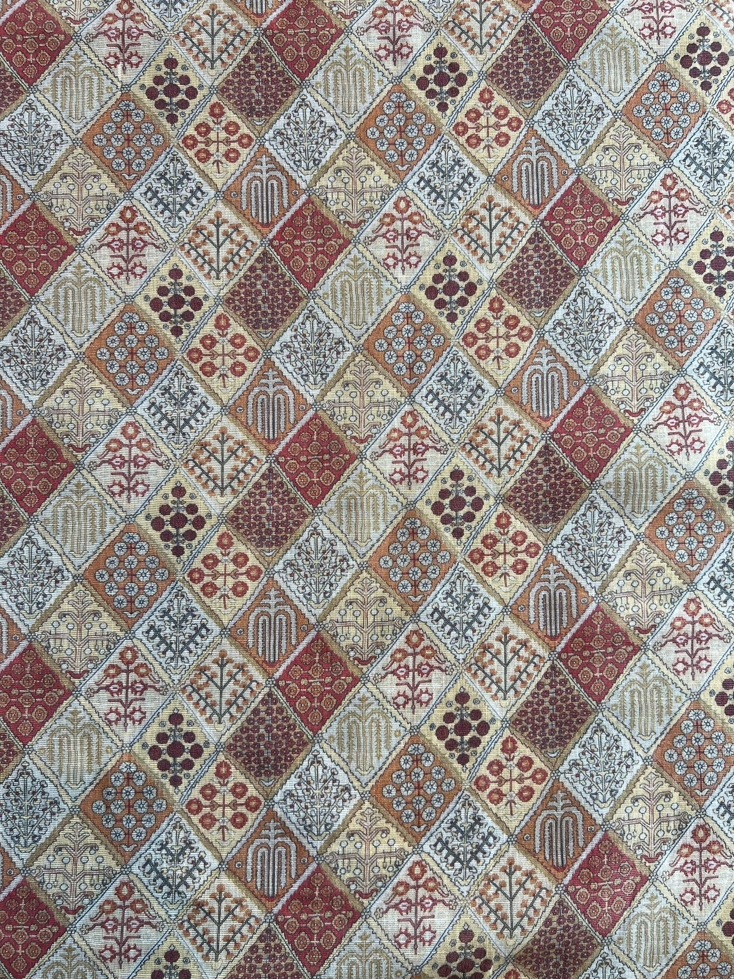 Mugal Jaal Printed Tissue Fabric