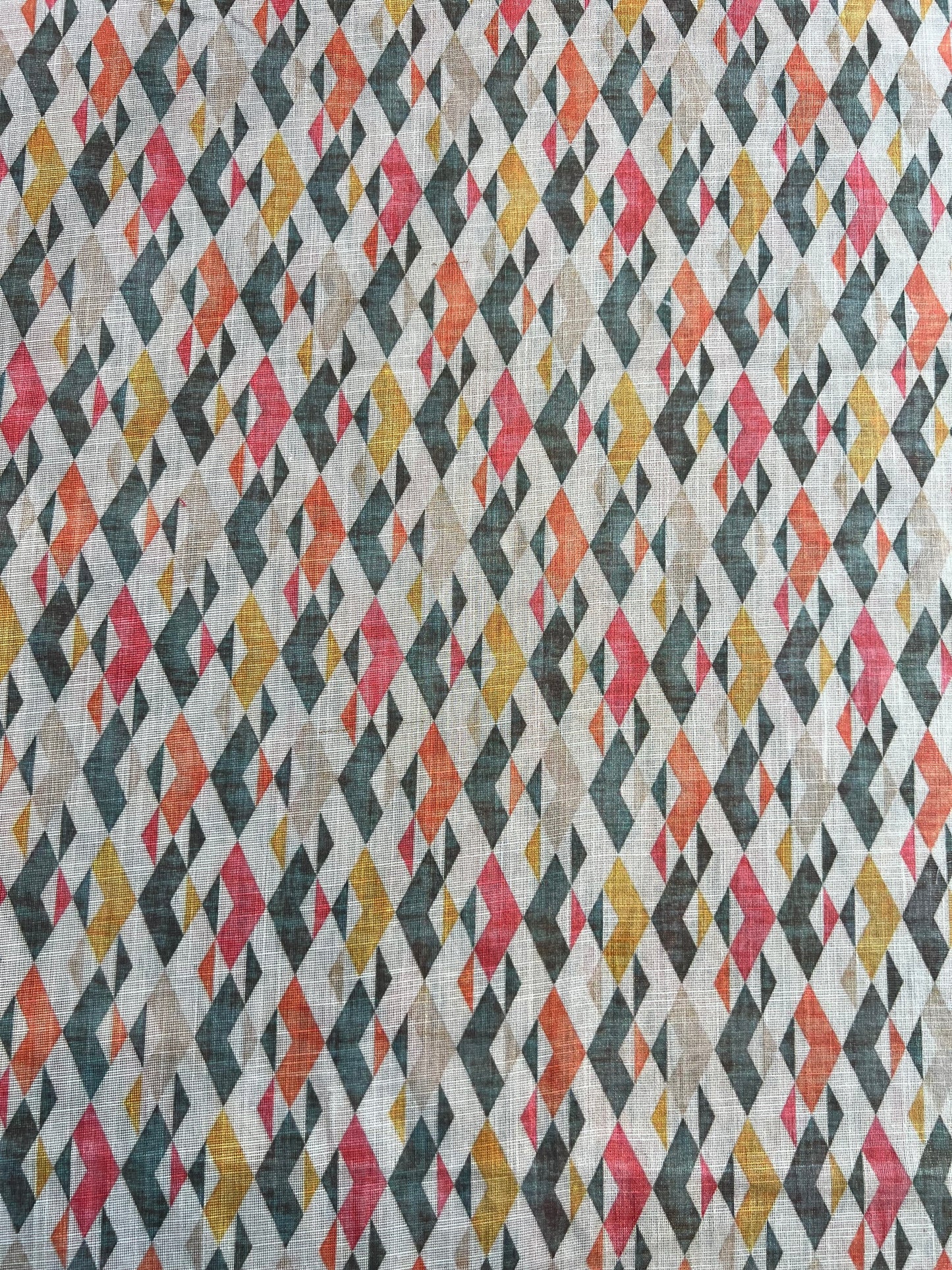 Geometrical Printed Tissue Fabric