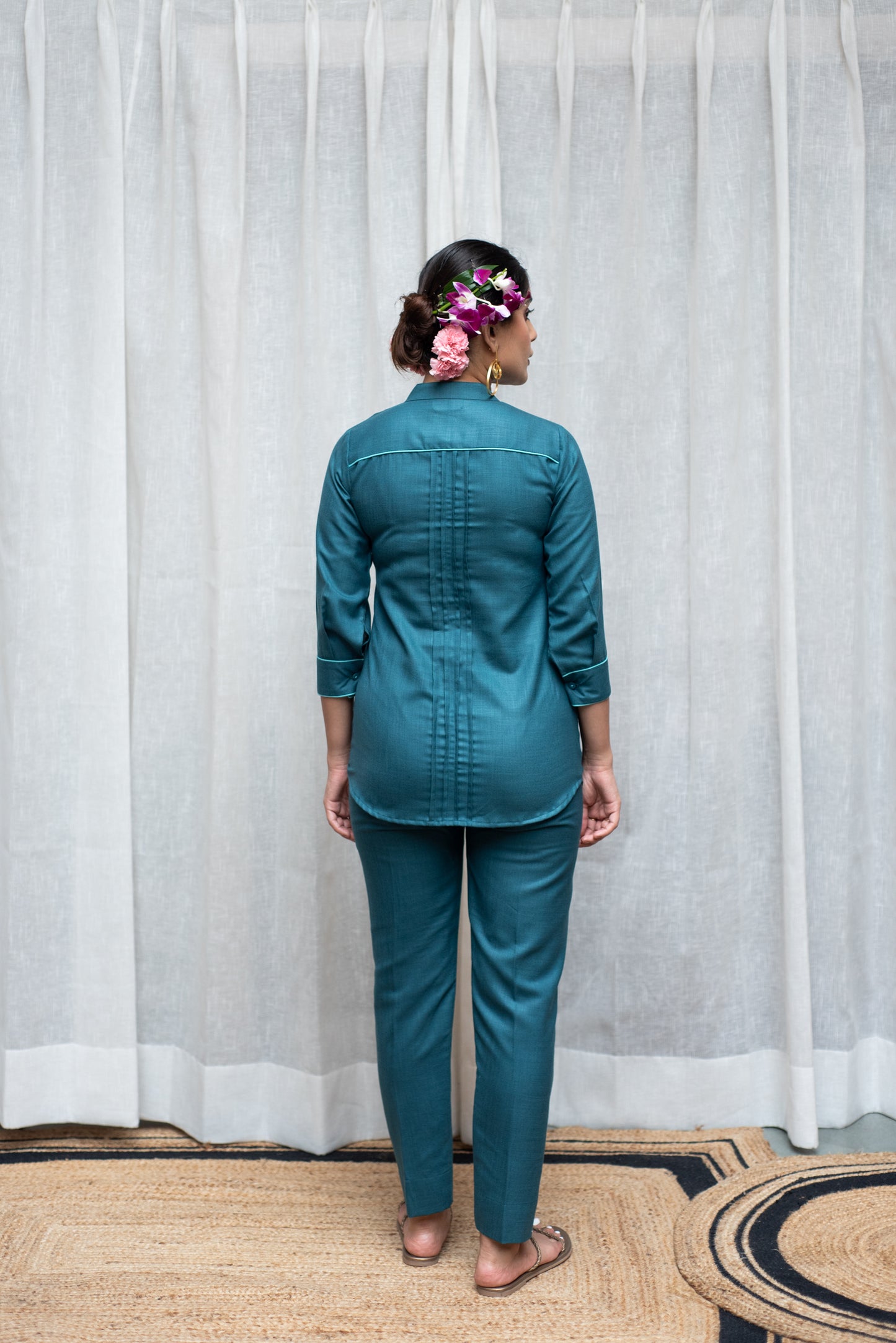 Teal Blue Co-ord Set