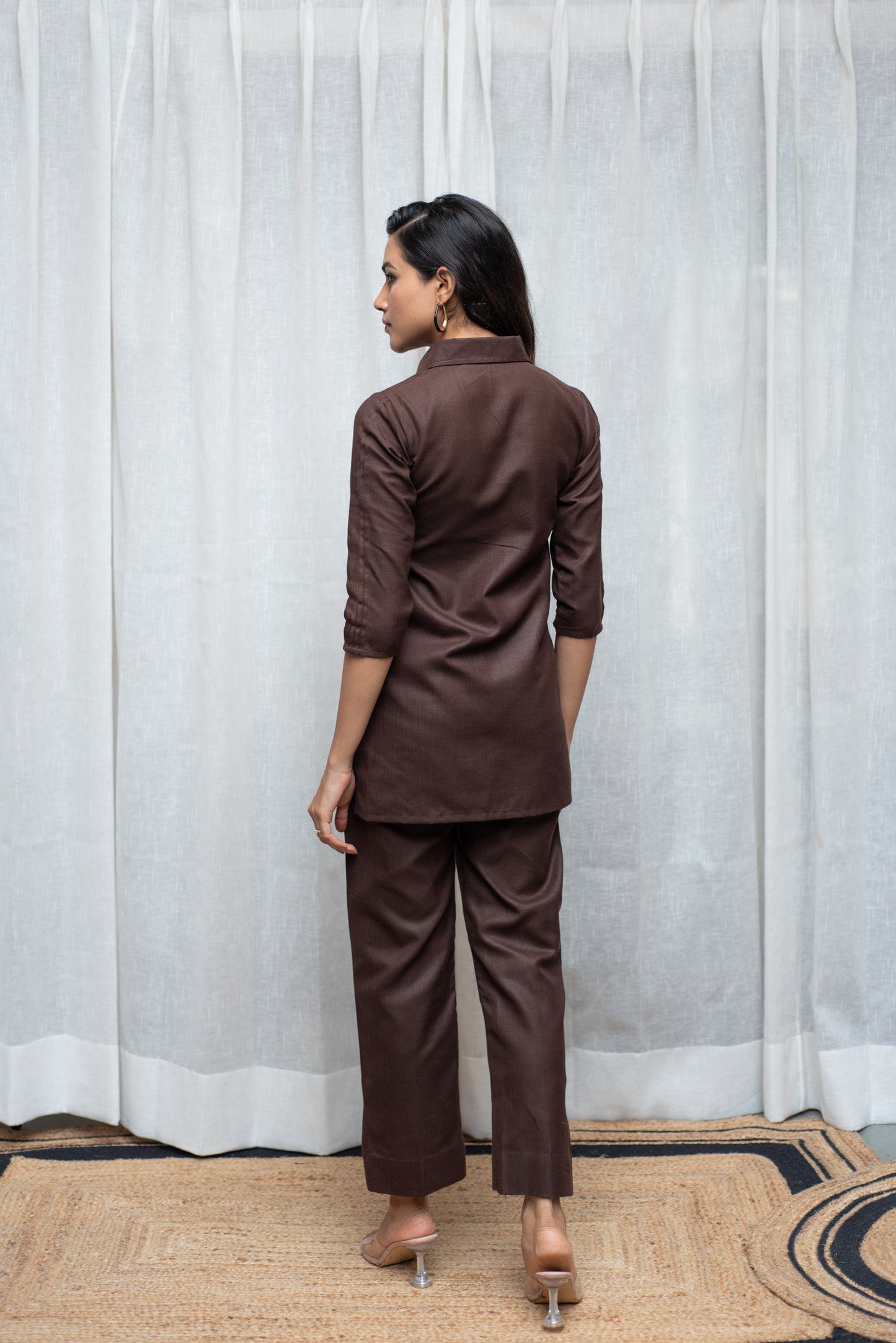 Brown Rubble Co-ord Set