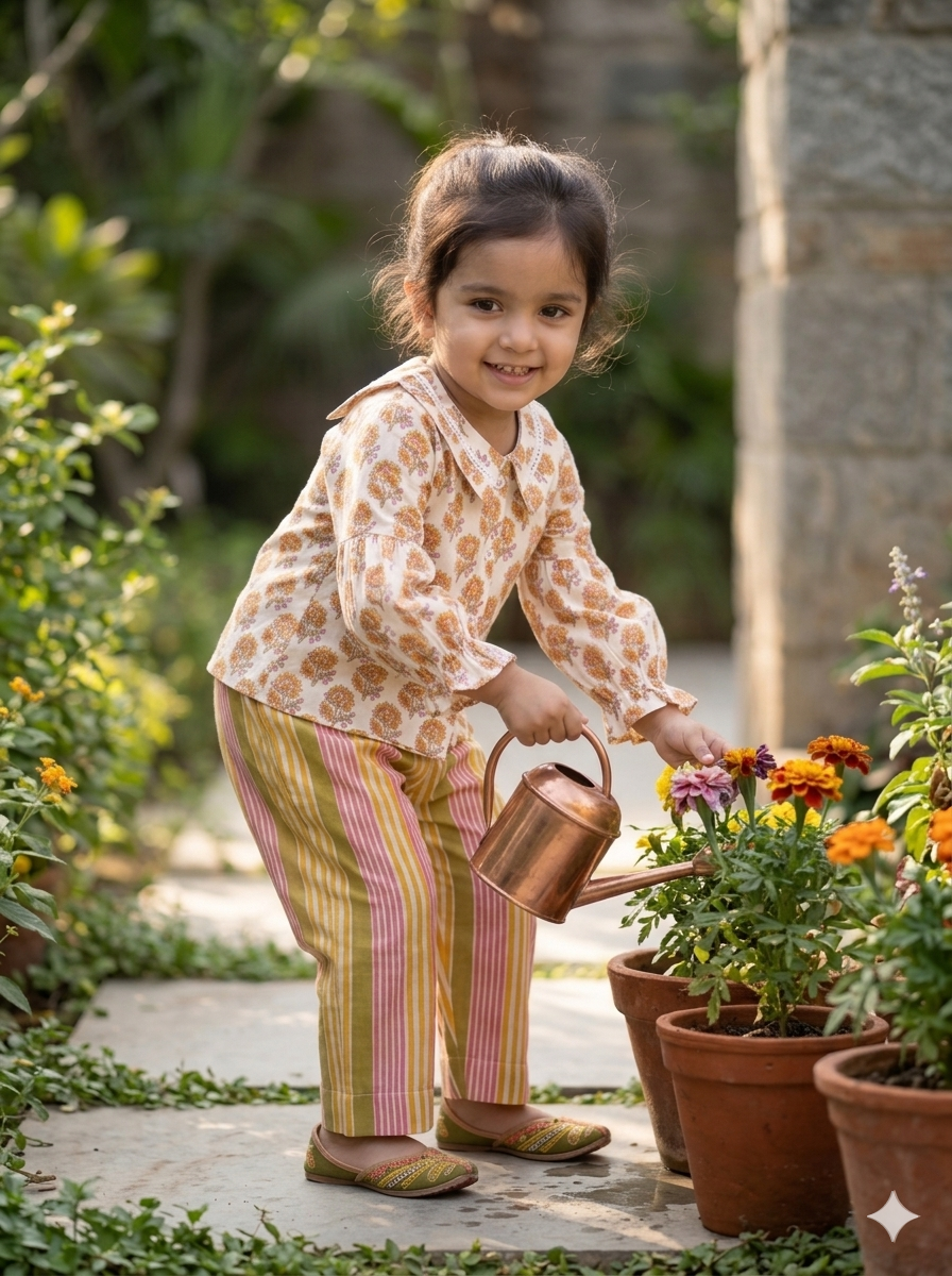 Marigold Peasent Set