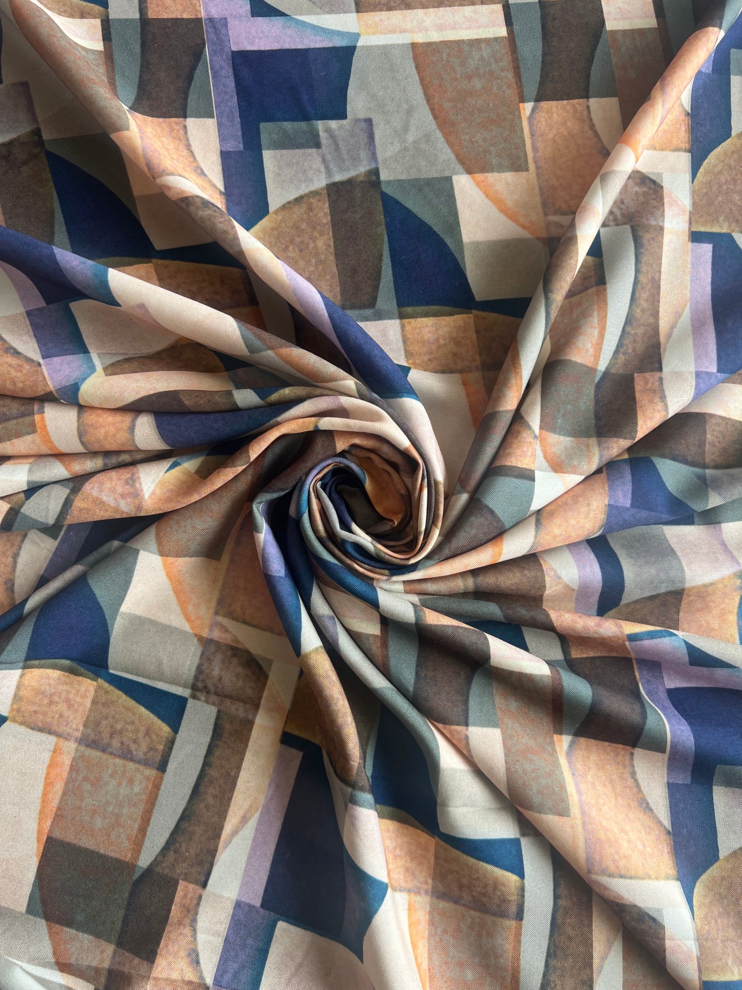Geometrical Printed Modal Fabric