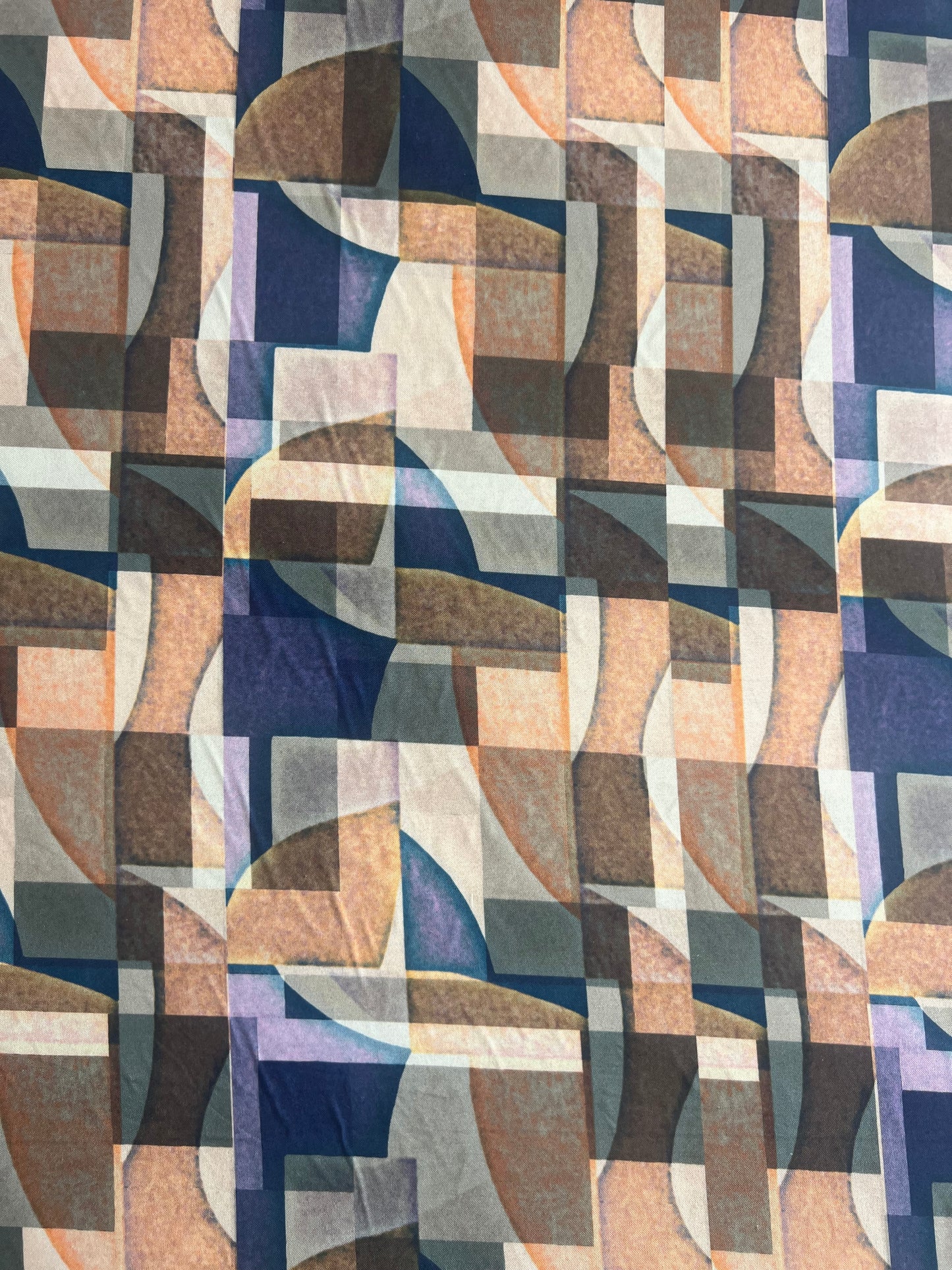 Geometrical Printed Modal Fabric