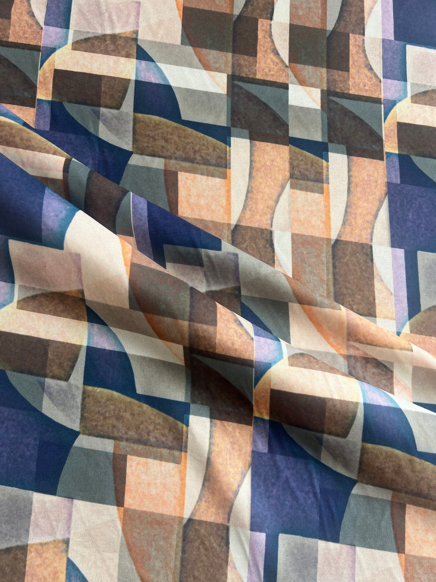 Geometrical Printed Modal Fabric