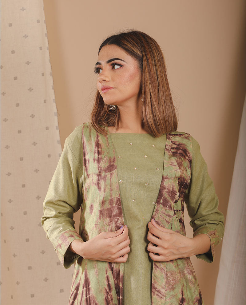 Shibori Shrug 3 piece Set