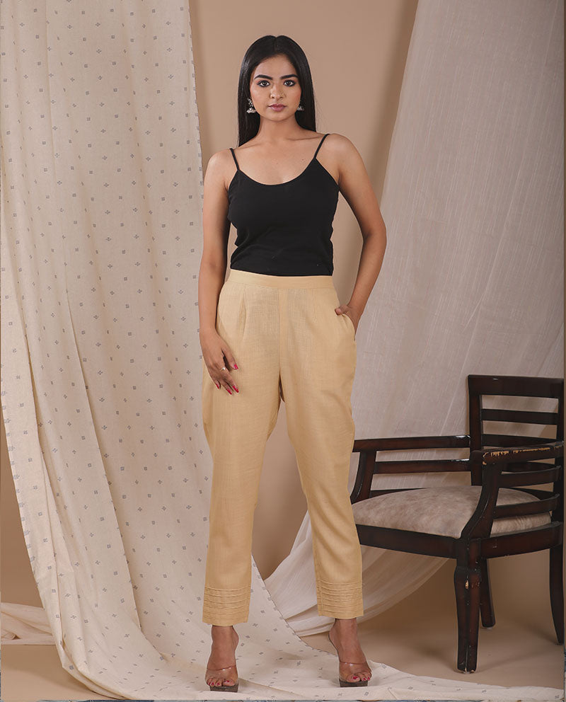 Cotton Linen Pintex Pant