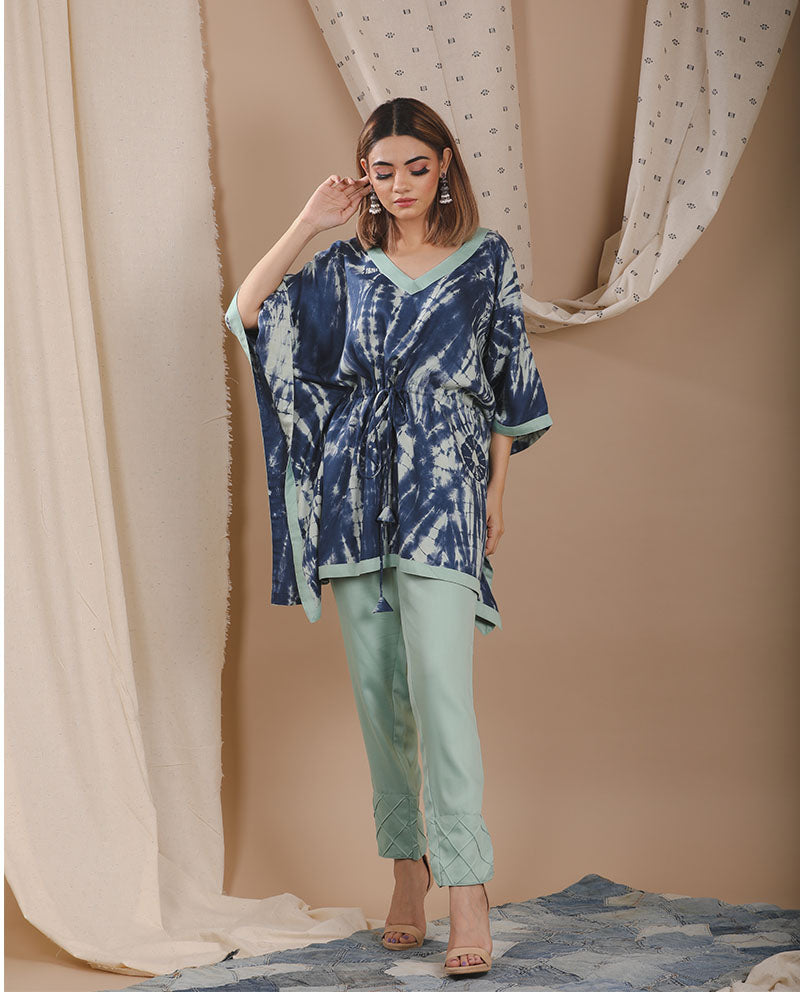 Navy Blue Kaftan