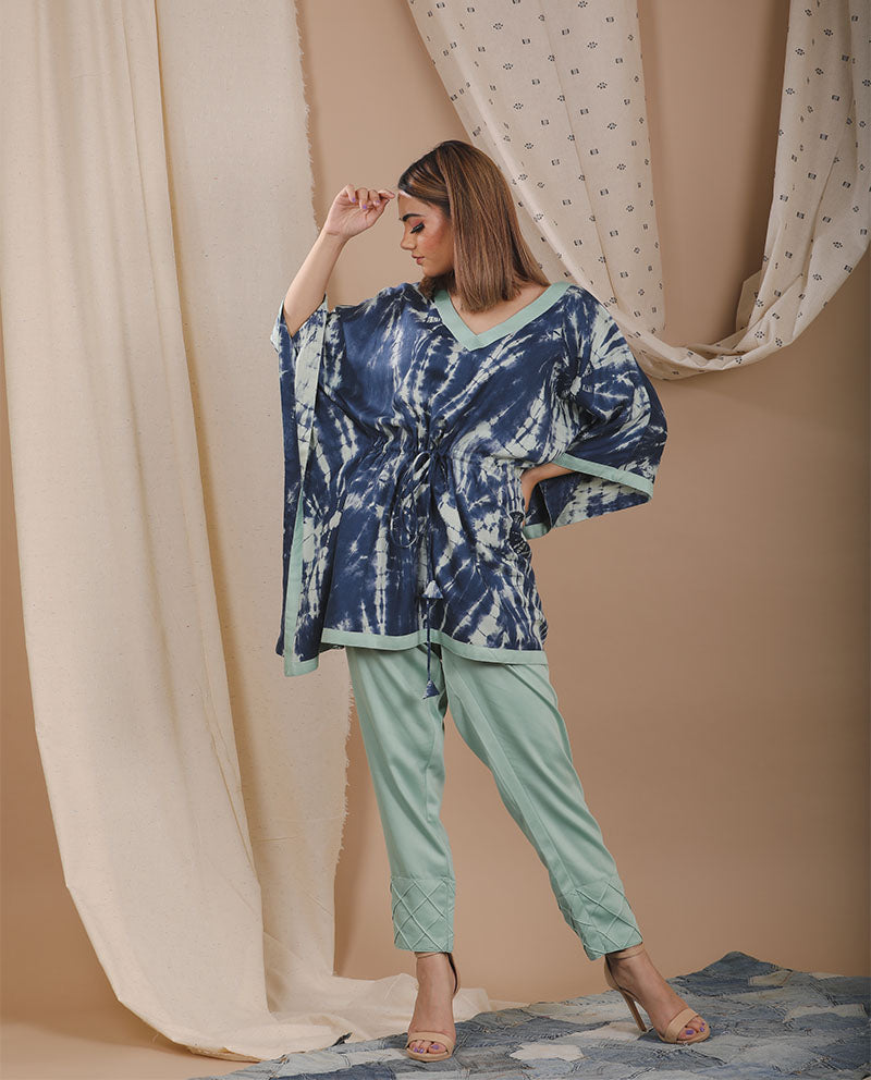Navy Blue Kaftan