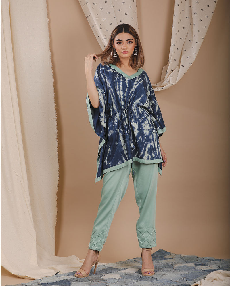 Navy Blue Kaftan