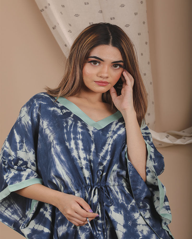 Navy Blue Kaftan