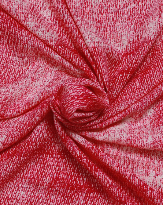 Pink Rayon Printed Fabric