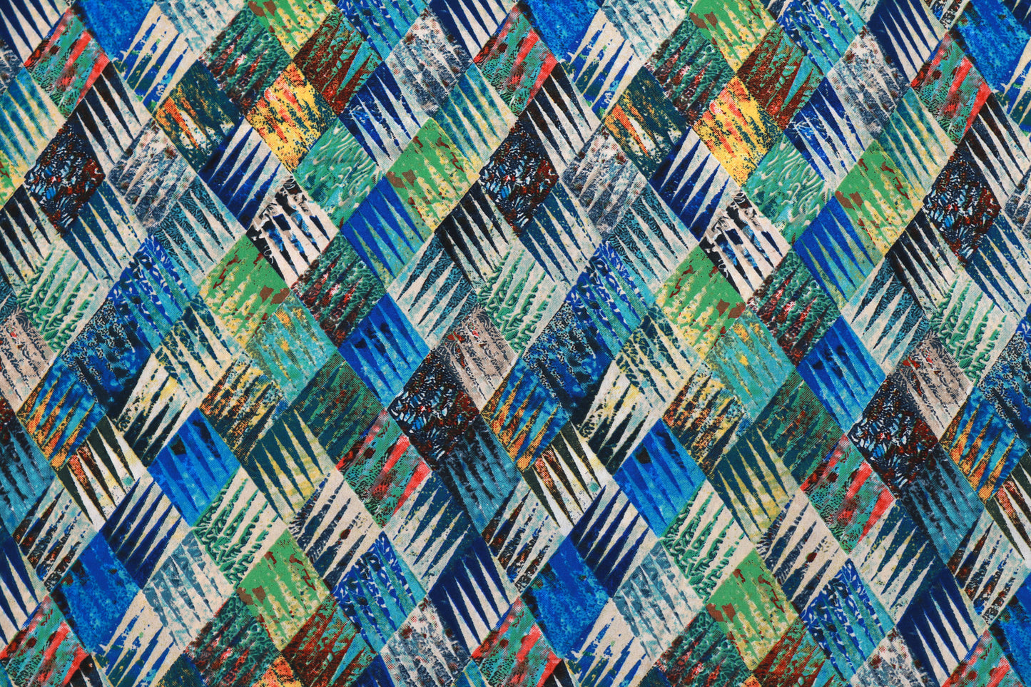 Blue Modal Printed Fabric