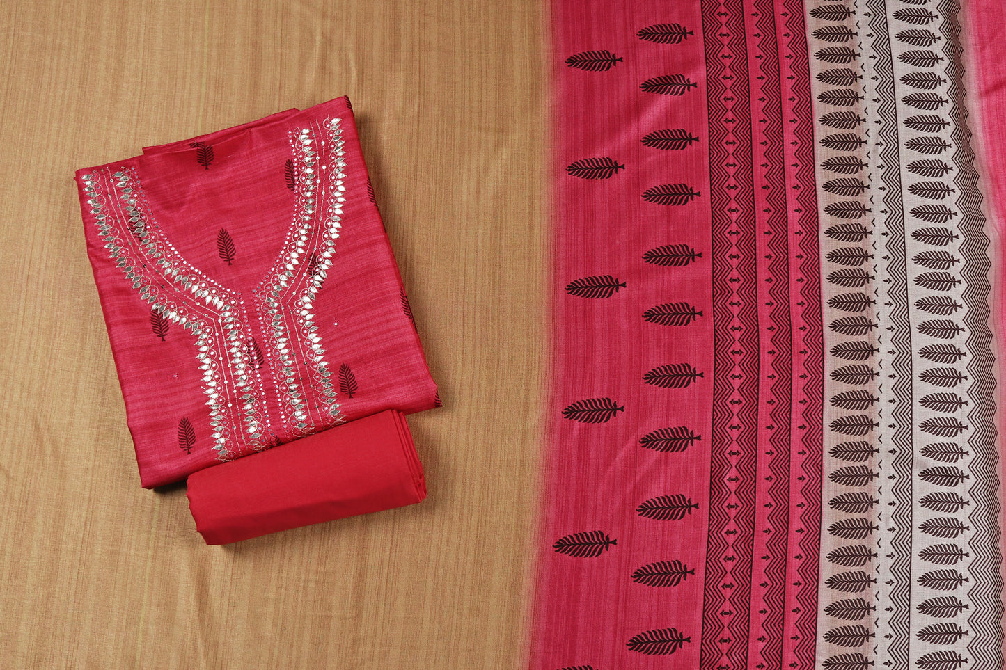 Pink Gota Patti Suit Set