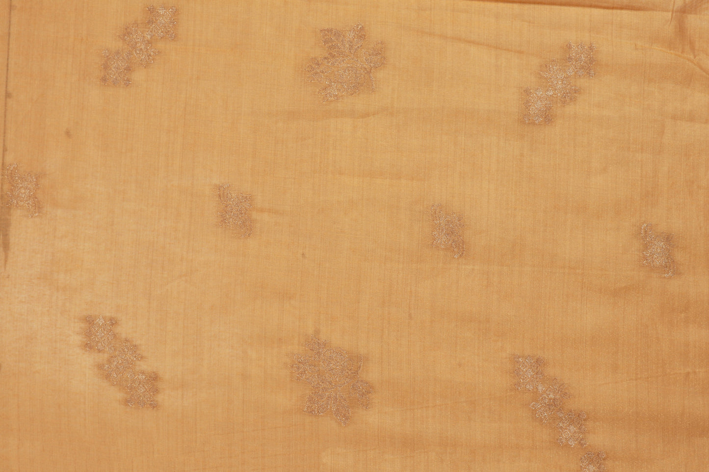 Yellow Weaved Maheshwari Fabric