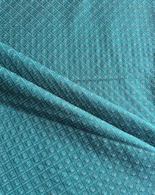 Neelam Embroidered Cotton Fabric