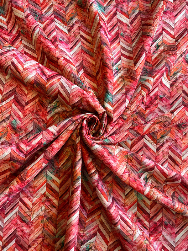 Multi Colour Geometrical Print Cotton Fabric