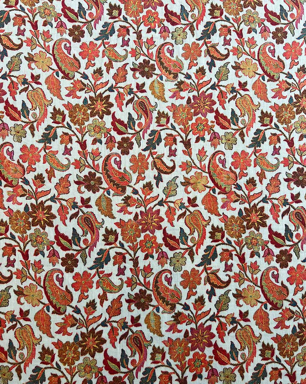 Mughal Jaal Printed Glace Cotton Fabric