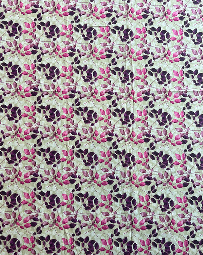 Leaf Printed Cotton Fabric