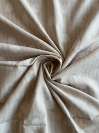 Beige Self Weaved Mulmul Fabric