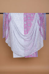 Cotton Hand Block Printed Suit with Mulmul Dupatta