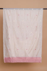 Chanderi Suit with Pink Weaved Dupatta