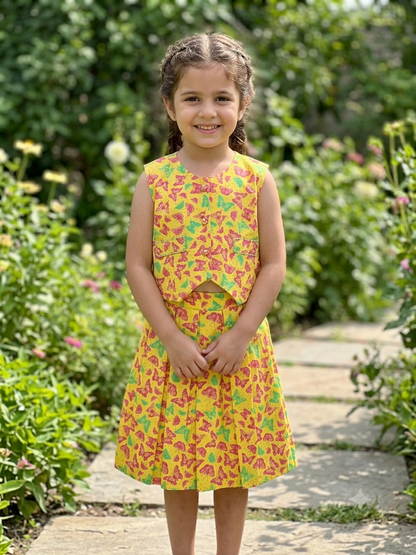 Butterfly Breeze Skirt Set