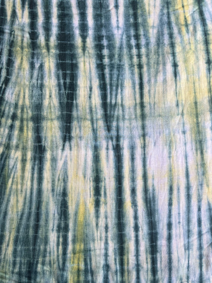 Modal Linen Hand Tie and Dye Printed Fabric