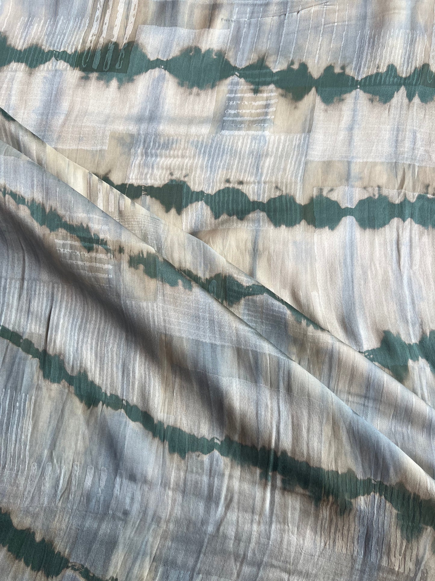 Jacquard Modal Hand Tie and Dye Printed Fabric