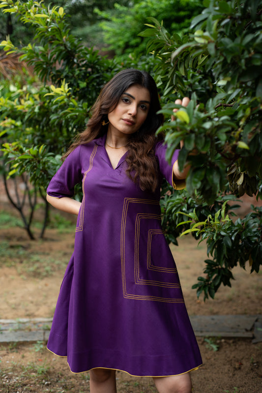 Royal Plum Dress