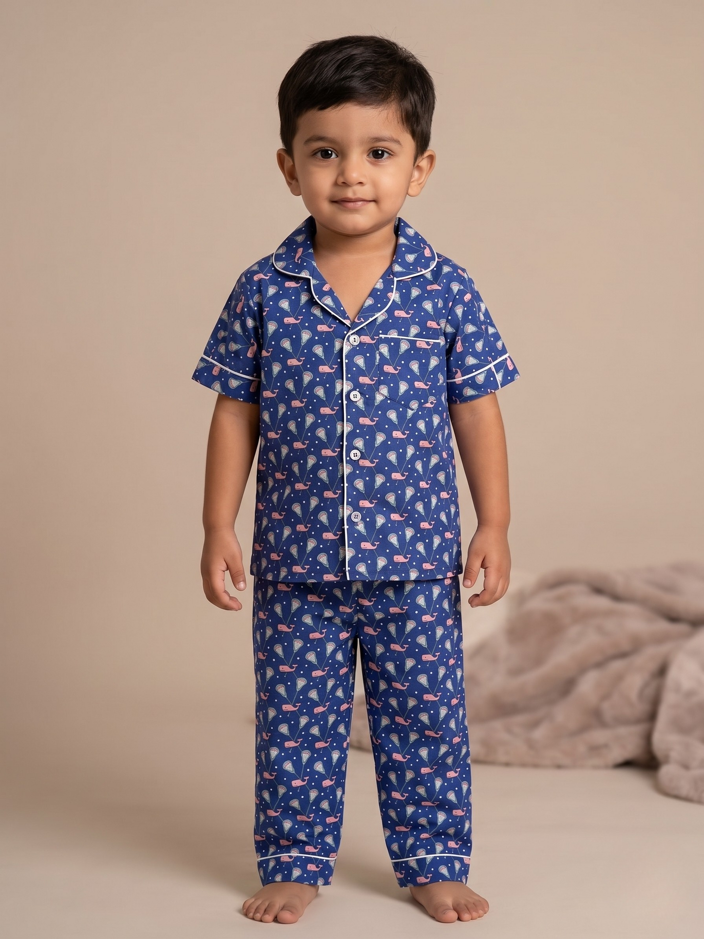 High Flying Whales Night Suit