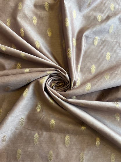 Mouse Weaved Buti Maheshwari Silk Fabric