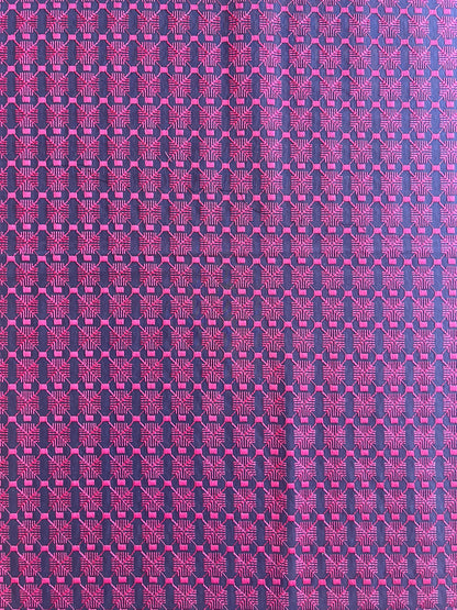 Maroon Embroidered Cotton Voile Fabric