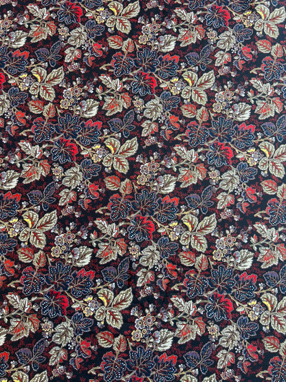 Leaf Printed Cotton Fabric