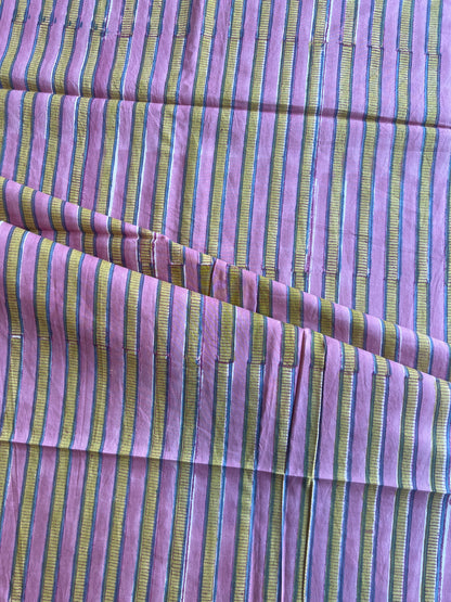 Pure Cotton Hand Block Printed Fabric