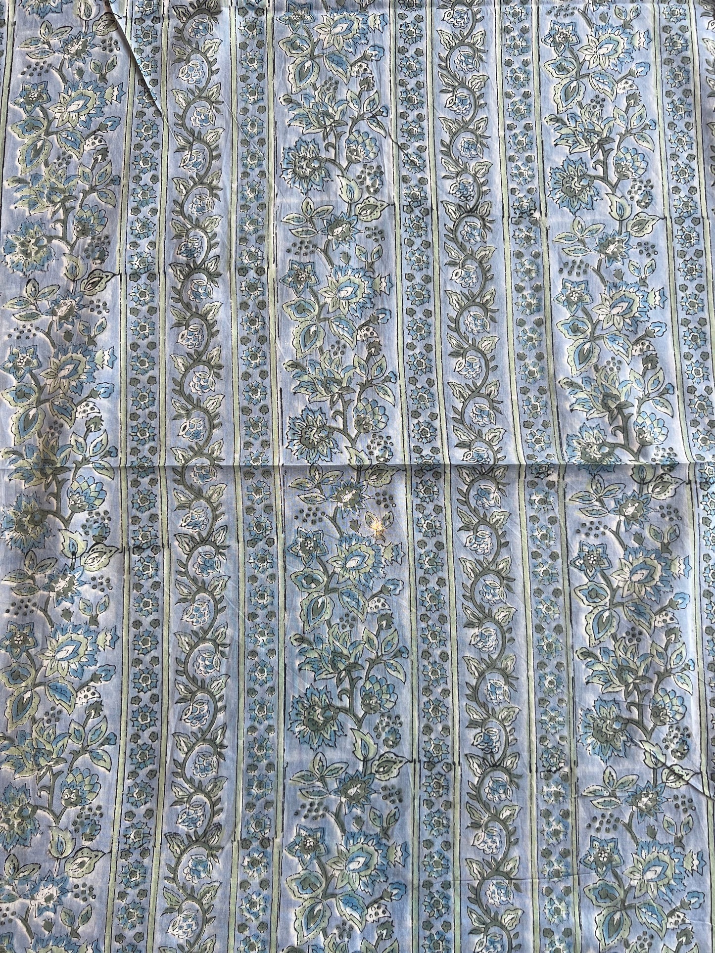 Pure Cotton Hand Block Printed Fabric