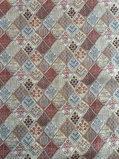 Mugal Jaal Printed Tissue Fabric